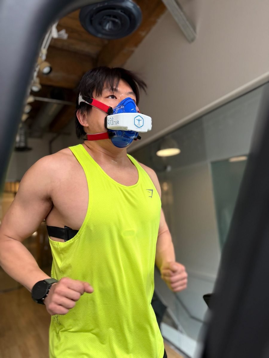 VO2 Max test on a treadmill