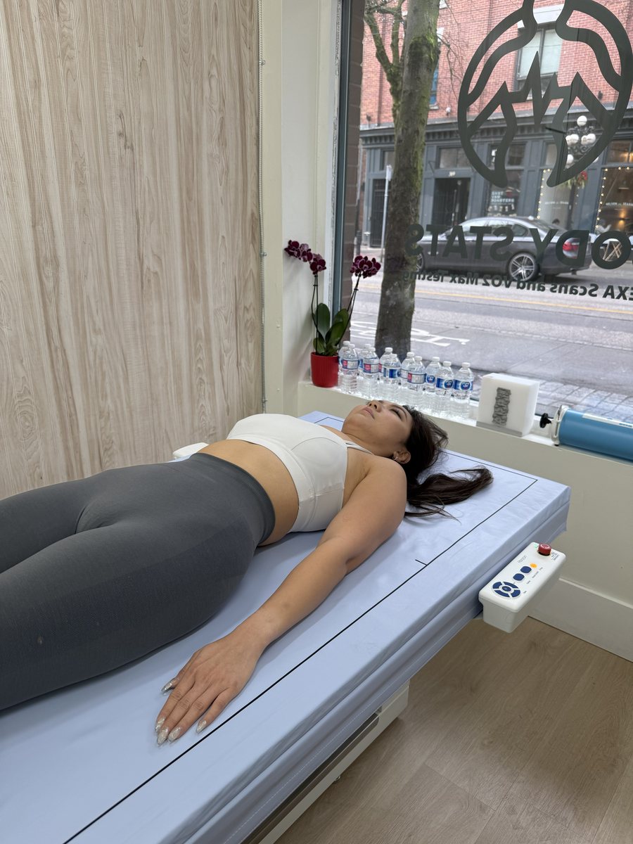 DEXA body composition scan at BodyStats